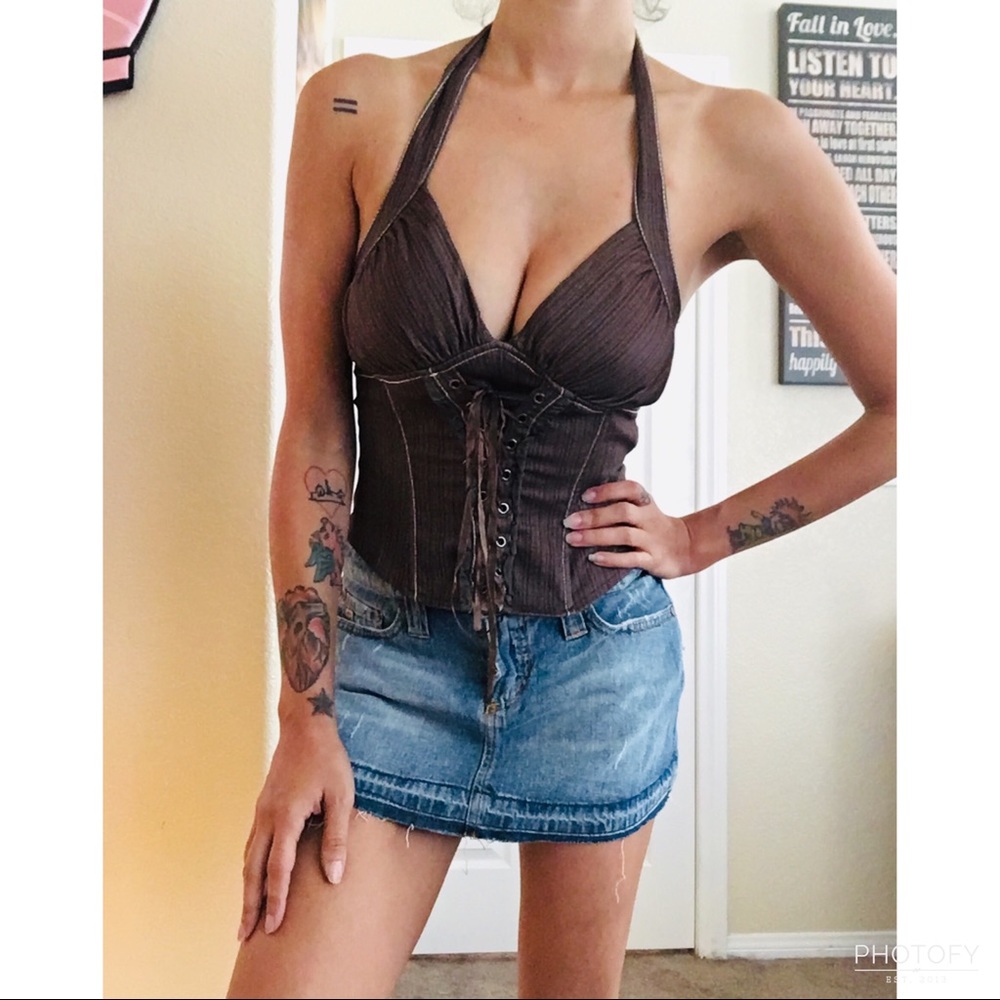 Corset Halter Top